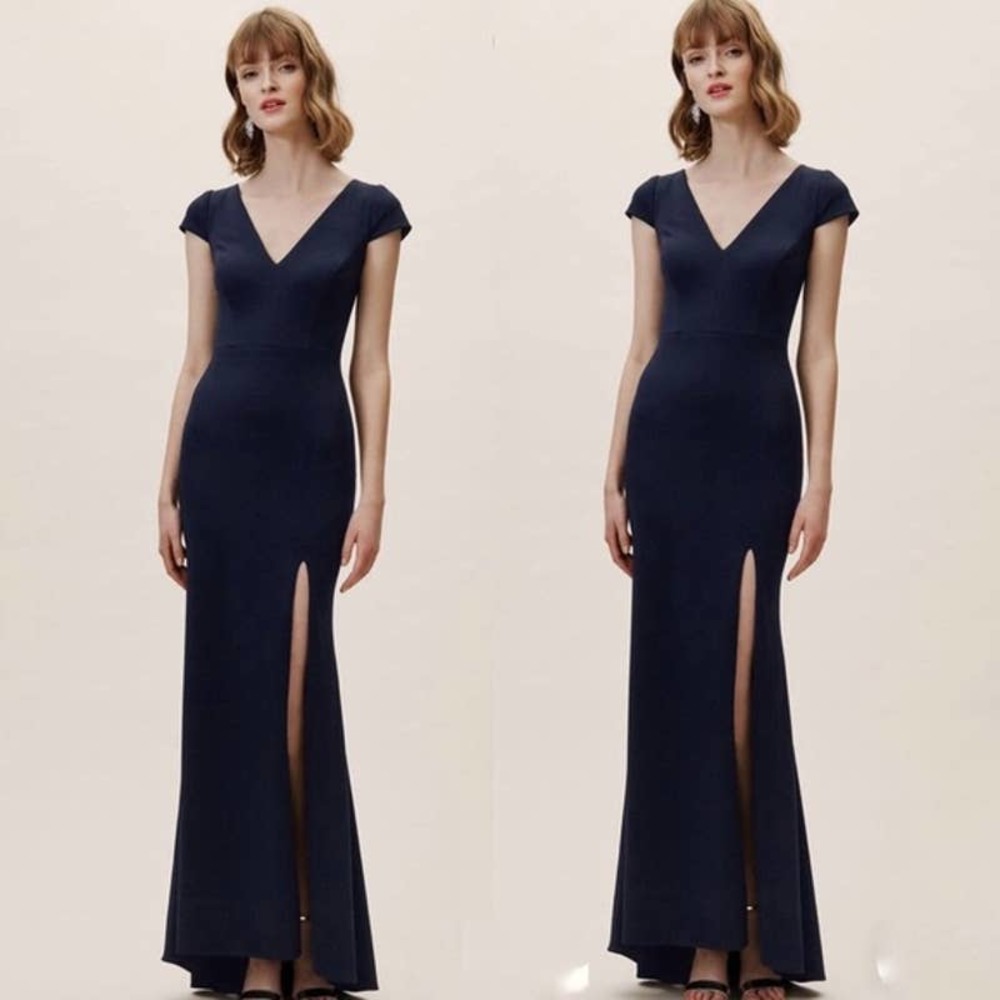 Anthropologie BHLDN Ara Dress Blue 6 NEW